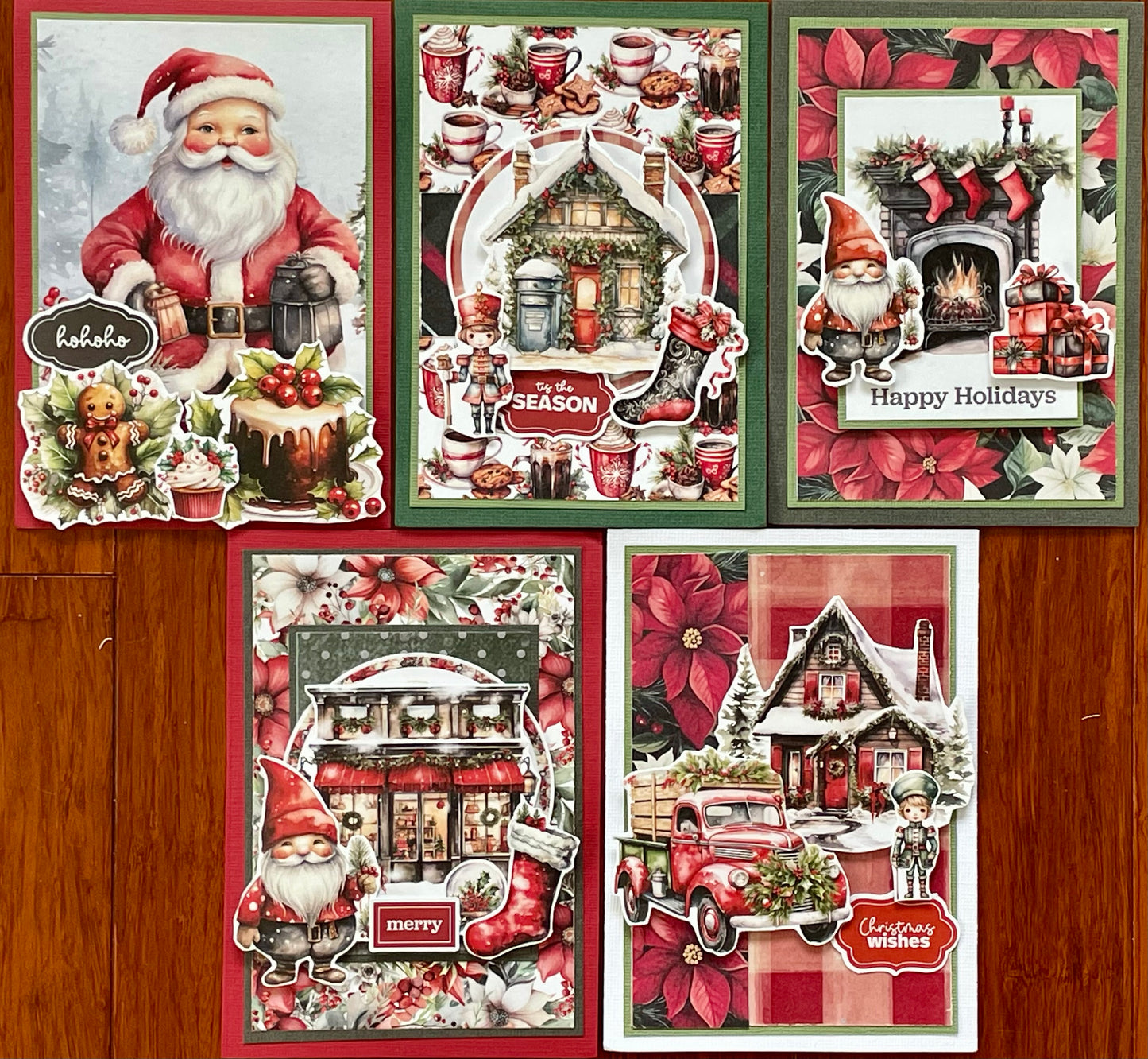 MC&S Card Kit - Paper Rose Studios - Christmas Time Kit 4