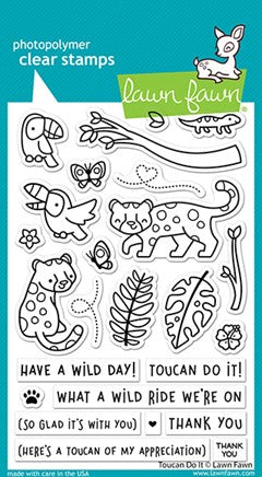 Lawn Fawn - LF2604/LF2603 Toucan Do It (stamp and die set)