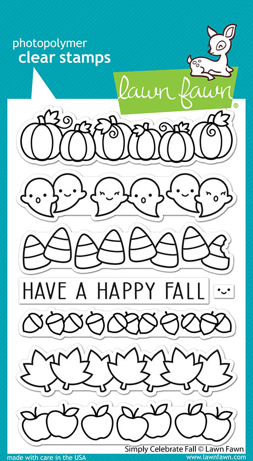 Lawn Fawn - LF2933/LF2932 Simple Celebrate Fall (stamp and die set)