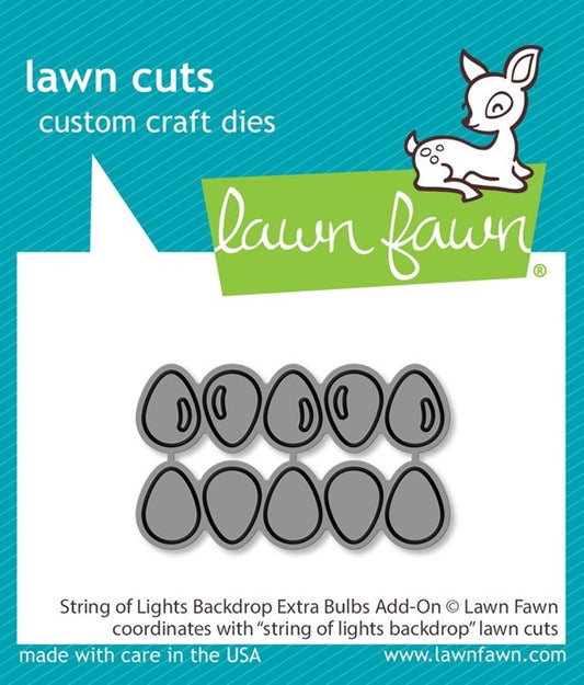 Lawn Fawn - String of Lights Backdrop Extra Bulbs die set (LF3527)