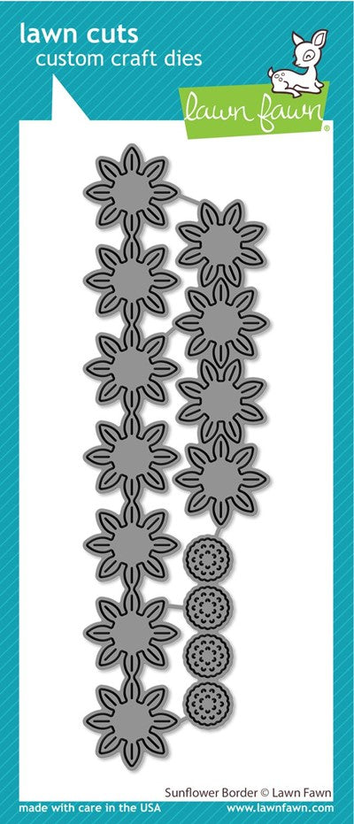 Lawn Fawn - Sunflower Border die set (LF3528)