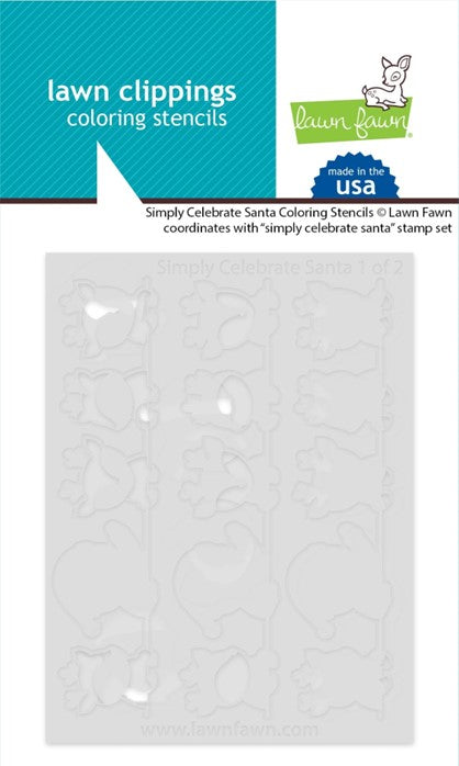 Lawn Fawn - Simple Celebrate Stencil set (LF3566)