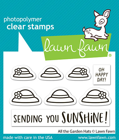 Lawn Fawn - 4034 - All The Garden Hats (stamp and die set)