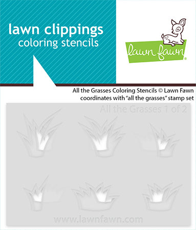 Lawn Fawn - 4037 All The Grasses (Stamp, Stencil and Die set)