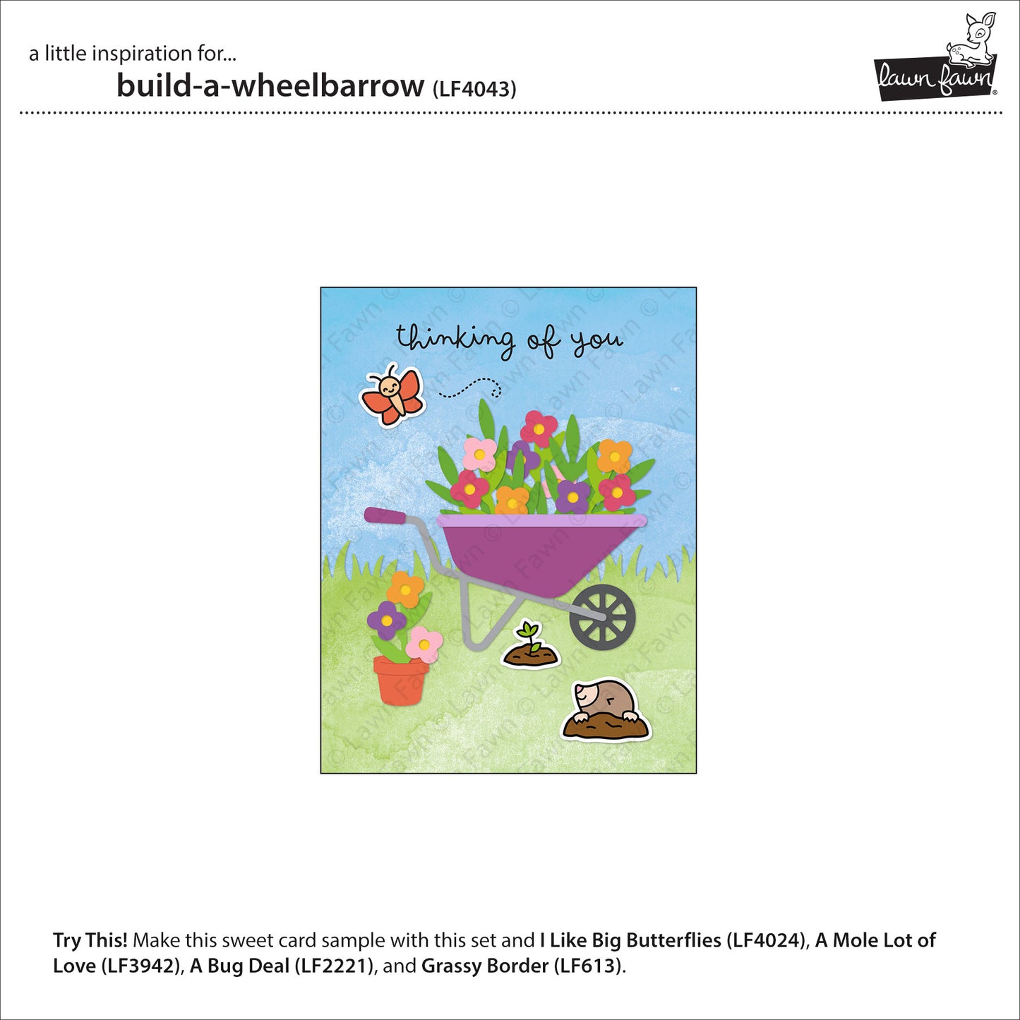 Lawn Fawn - 4034 Build A Wheelbarrow (die set)