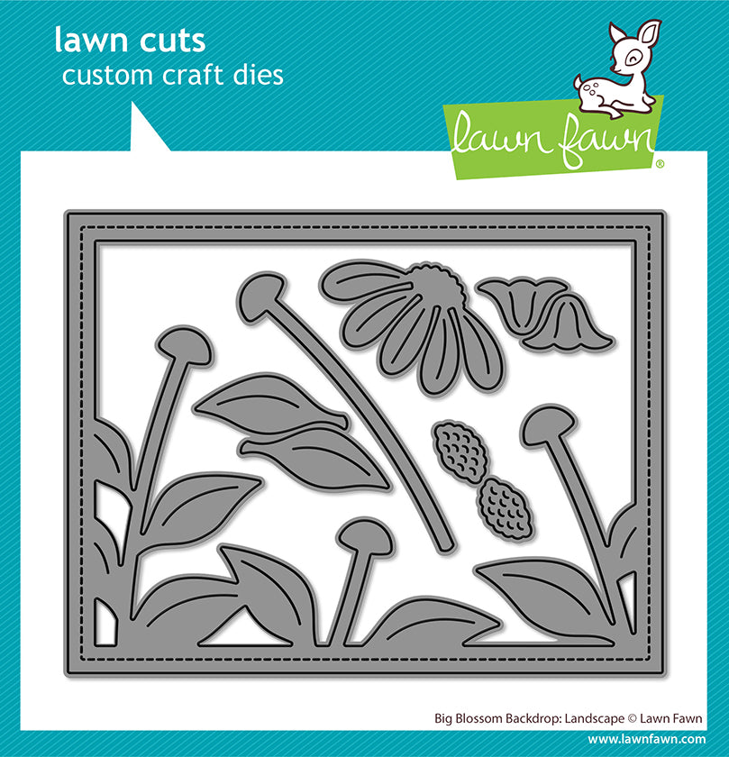 Lawn Fawn - 4052 Big Blossom Backdrop Landscape
