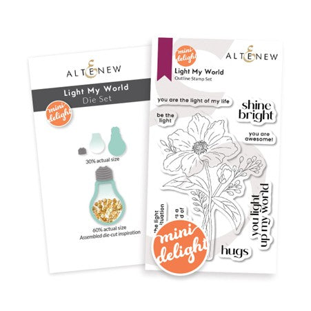Altenew - Mini Delight - Light My World (stamp and die set) (Copy) (Copy)