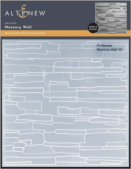 Altenew - Masonry Wall 3D Embossing Folder