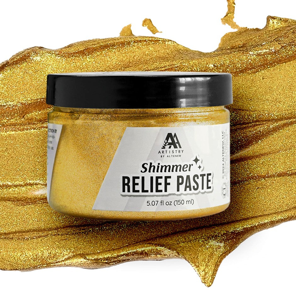 Altenew - Shimmer Relief Paste - Mayan Gold