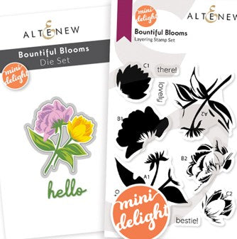 Altenew - Mini Delights - Bountiful Blooms (Stamp and Die Set)