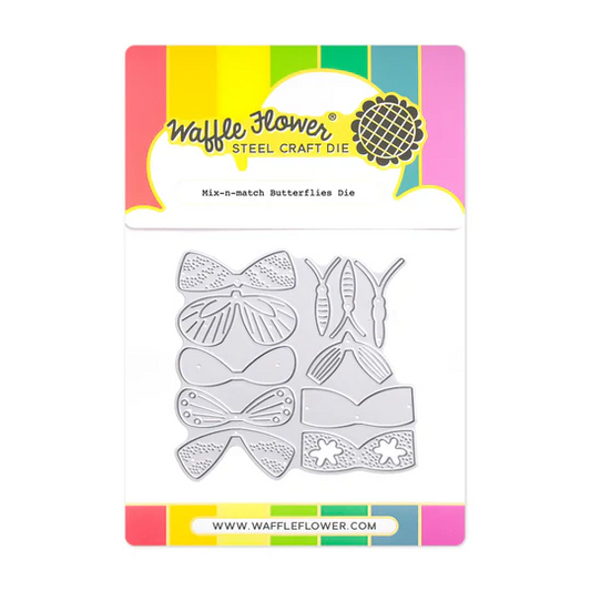 Waffle Flower - Mix n Match Butterflies die set