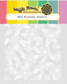 Waffle Flower - Mod Blossom Stencil