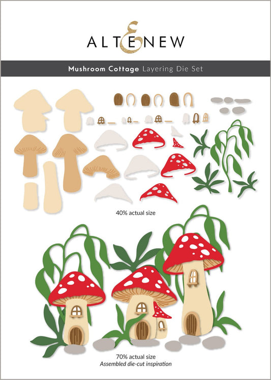 Altenew - Mushroom Cottage Layering Die Set - sold out