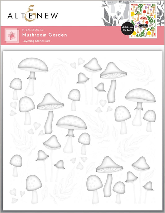 Altenew - Mushroom Garden Layering Stencil Set