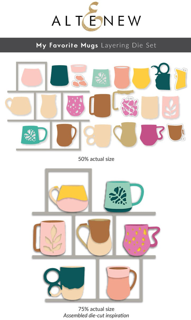 Altenew - My Favourite Mugs die set...