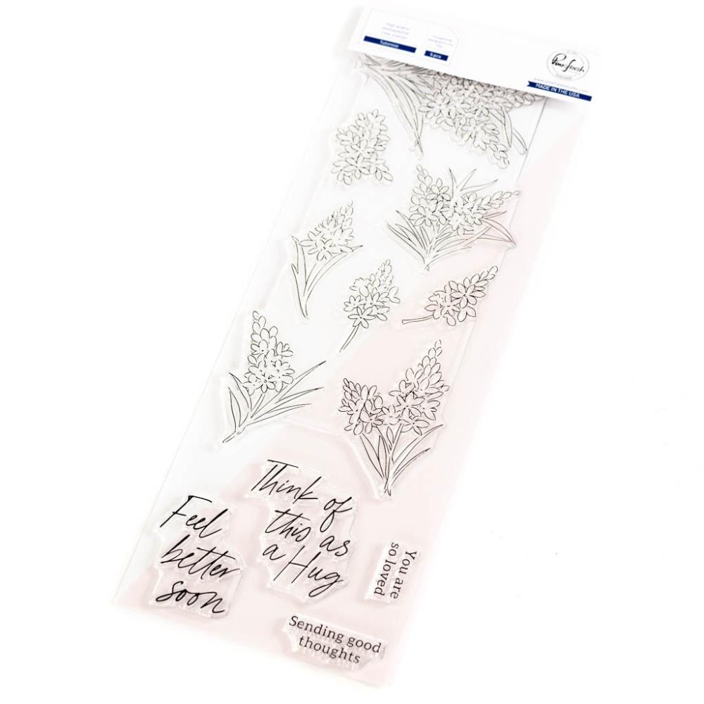 Pinkfresh Studio - Tuberose (stamp, die & stencil set) PF195623, PF195723, PF195823