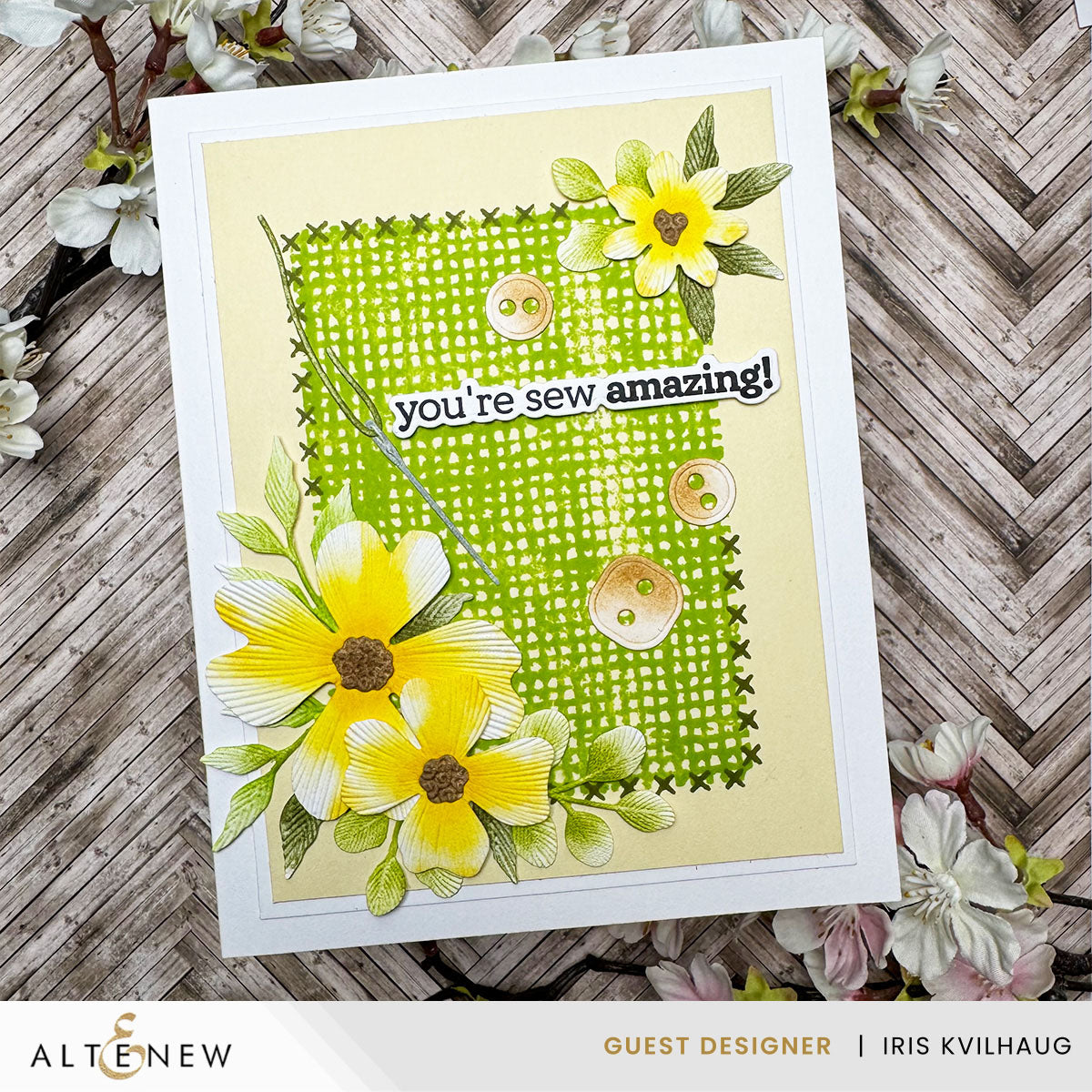 Altenew - Craft Your Life Project Kit - Stitched With Love + Add-on