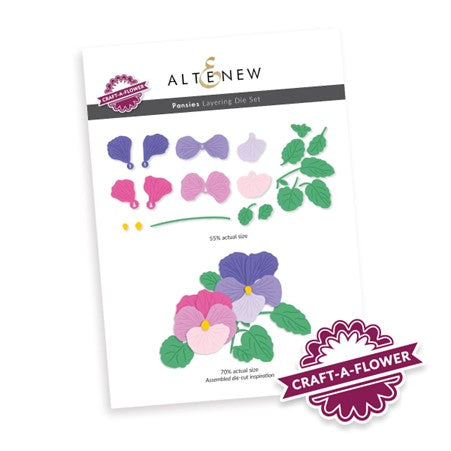 Altenew - Craft A Flower: Pansies Layering set