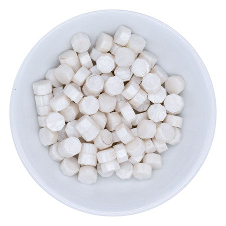Spellbinders Wax Beads (pkg 100) - Pearl White