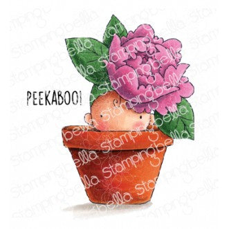 Stamping Bella - EB776 Peony Baby in a Pot