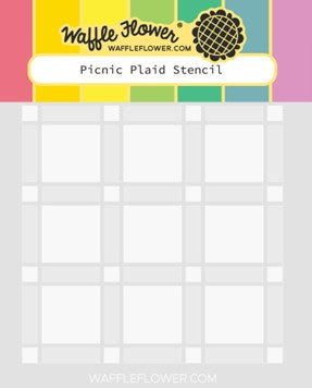 Waffle Flower - Picnic Plaid Die Stencil
