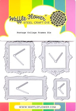 Waffle Flower - Postage Collage Frames die***
