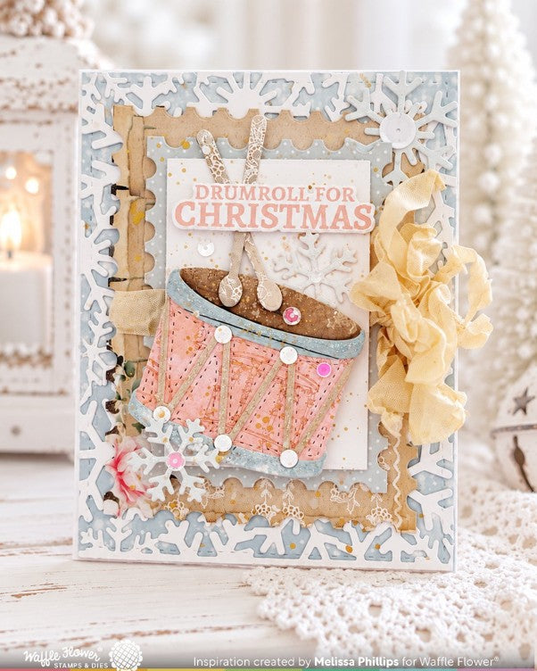 Waffle Flower - Snowflake Frame Die