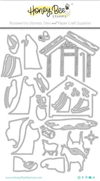 Honey Bee Dies - Lovely Layers Nativity Scene