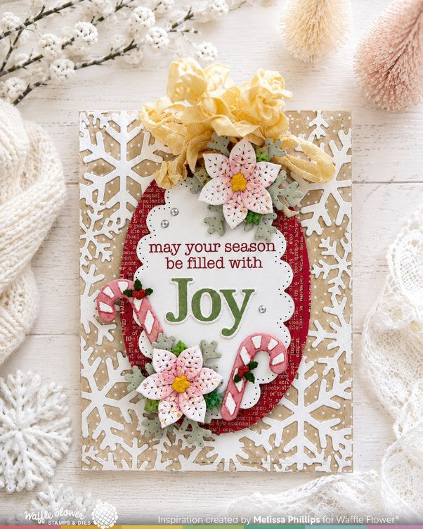 Waffle Flower - Snowflake Frame Die