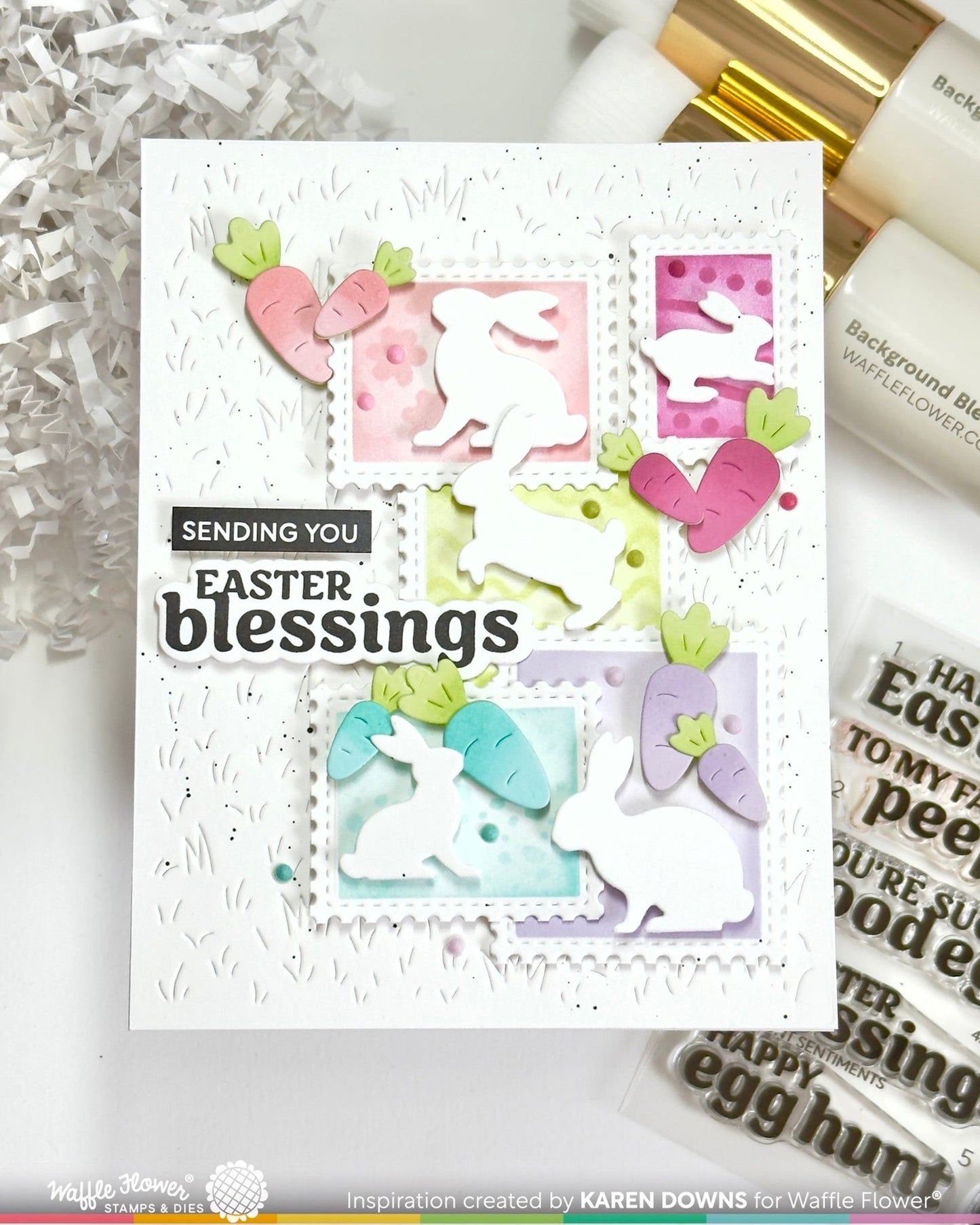 Waffle Flower Designs - Combo Egg Hunt Sentiments