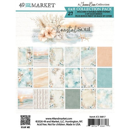 49 & Market - Coastal Soul 6x8 paper pack JCS36817
