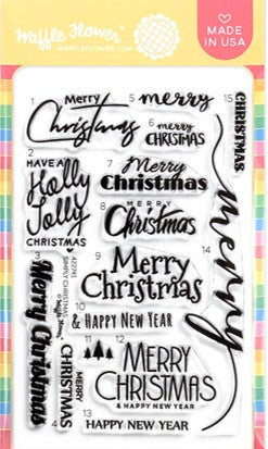 Waffle Flower - Simply Christmas (Stamp and Die Set)