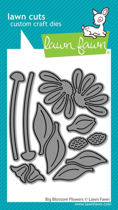 Lawn Fawn LF4092 Big Blossom Flowers