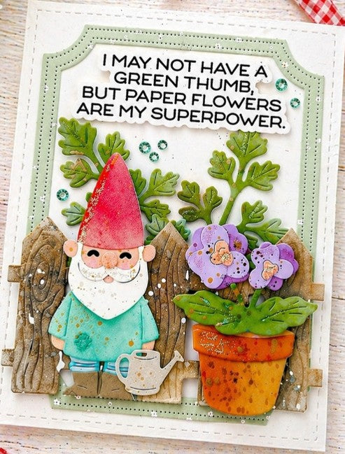 Waffle Flower - Happy Gnomes die - 422487