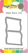 Waffle Flower - Sheet Music Die