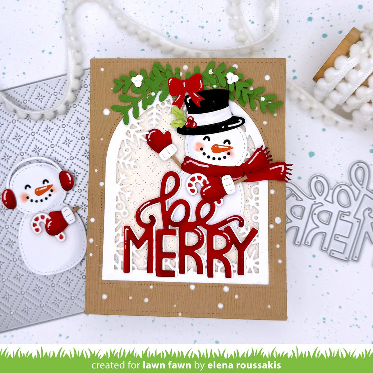 Lawn Fawn - Giant Be Merry die LF3919