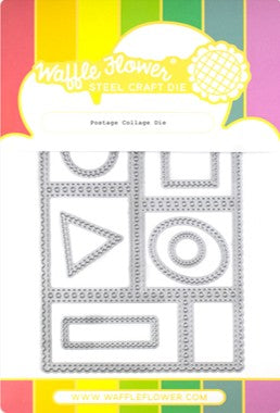 Waffle Flower - Postage Collage Die