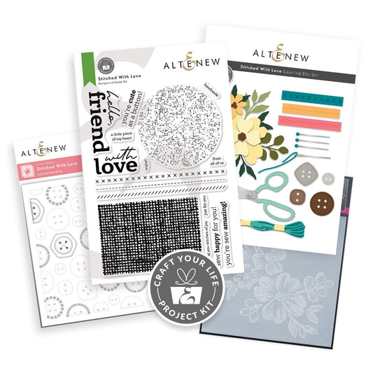 Altenew - Craft Your Life Project Kit - Stitched With Love + Add-on