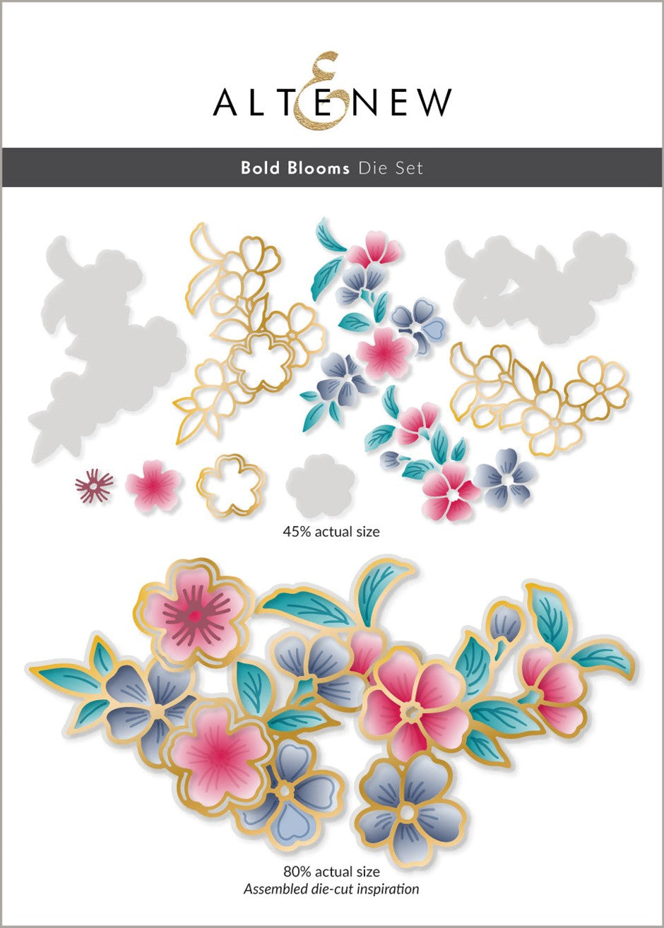 Altenew - Bold Blossoms die set