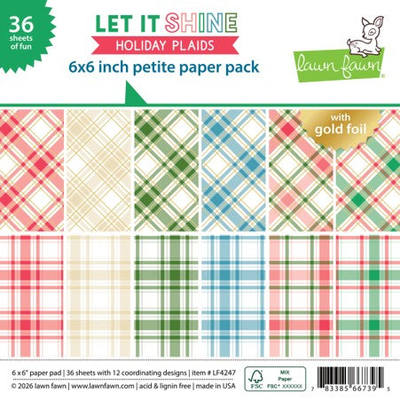 Lawn Fawn - Let It Shine 6x6 Petite Paper Pad LF4247