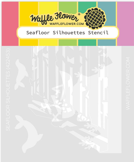 Waffle Flower - Seafloor Silhouettes Stencil
