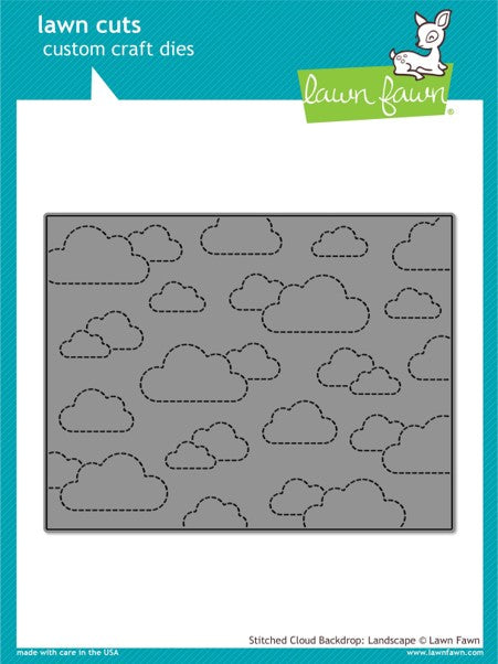 Lawn Fawn LF1423 Stitched Cloud Backdrop Landscape