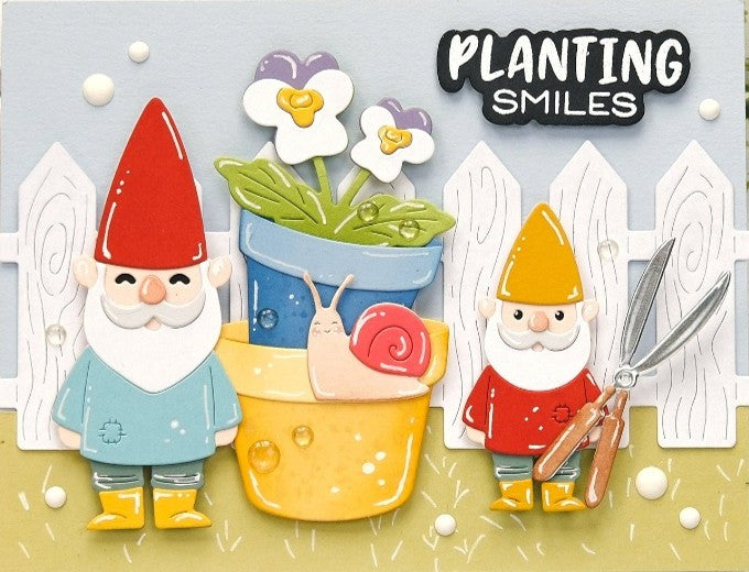 Waffle Flower - Happy Gnomes die - 422487