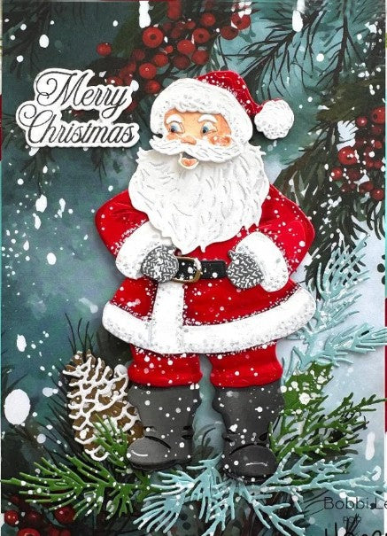 Honey Bee Dies - Lovely Layers Vintage Santa