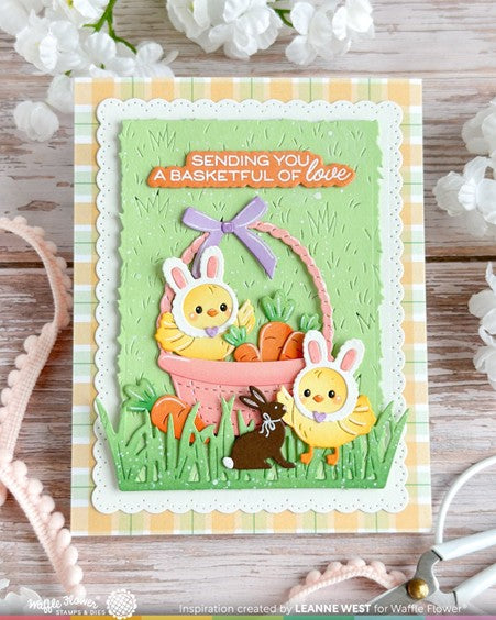 Waffle Flower Designs - Postage Collage Egg Hunt Icons die set***