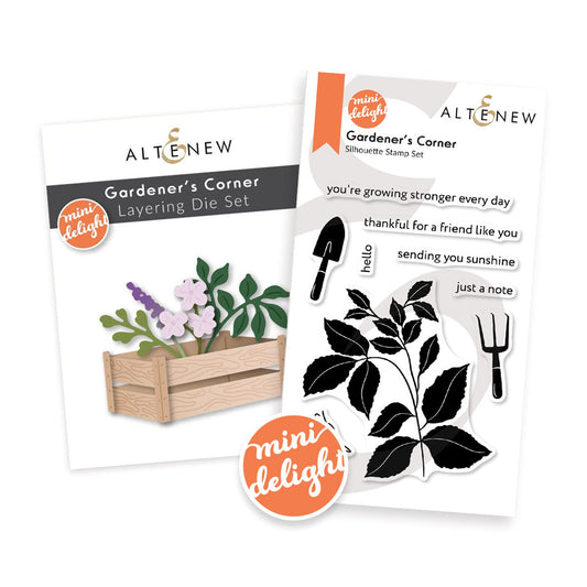 Altenew - Mini Delight: Gardener's Corner Stamp & Die Set