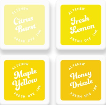 Altenew Fresh Dye Ink Cube Set - Pocketful of Sunshine