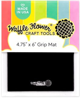 Waffle Flower - 4.75"x6" Grip Matt Black
