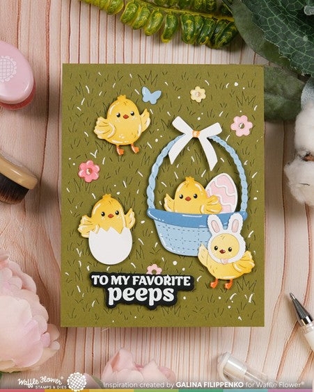 Waffle Flower Designs - Grass Texture die - sold out