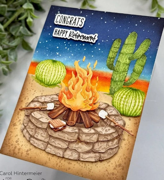 Honey Bee Dies - Lovely Layers Firepit